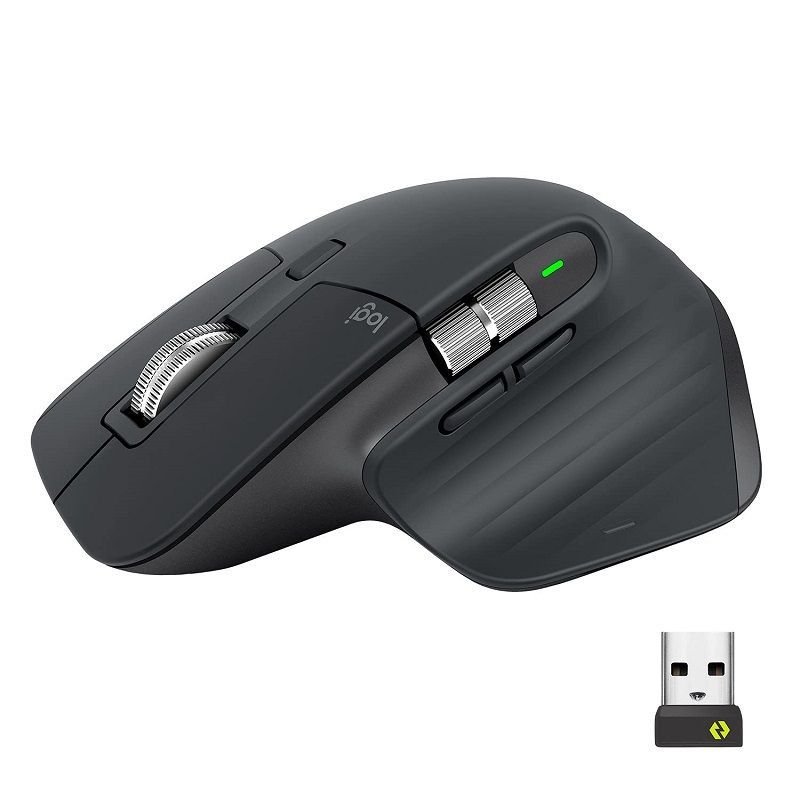 Chuột Không Dây Logitech MX Master 3s Wireless/Bluetooth/Đen (Graphite)| XÁM (PALE GREY) | ĐEN (GRAPHITE)