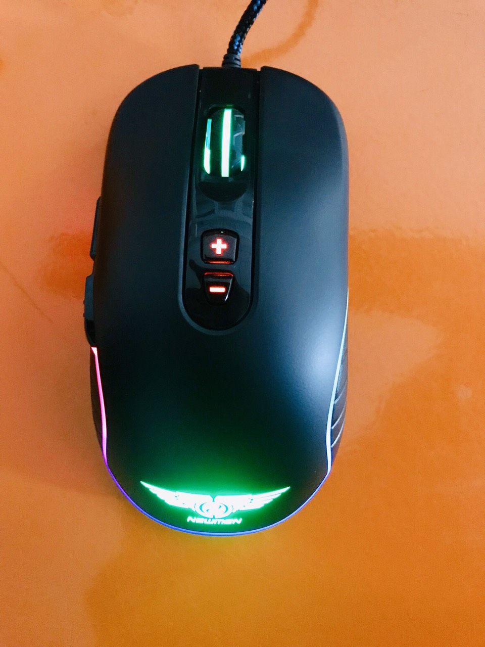 Chuột Newmen Gx6-Pro Black Gaming Led RGB USB