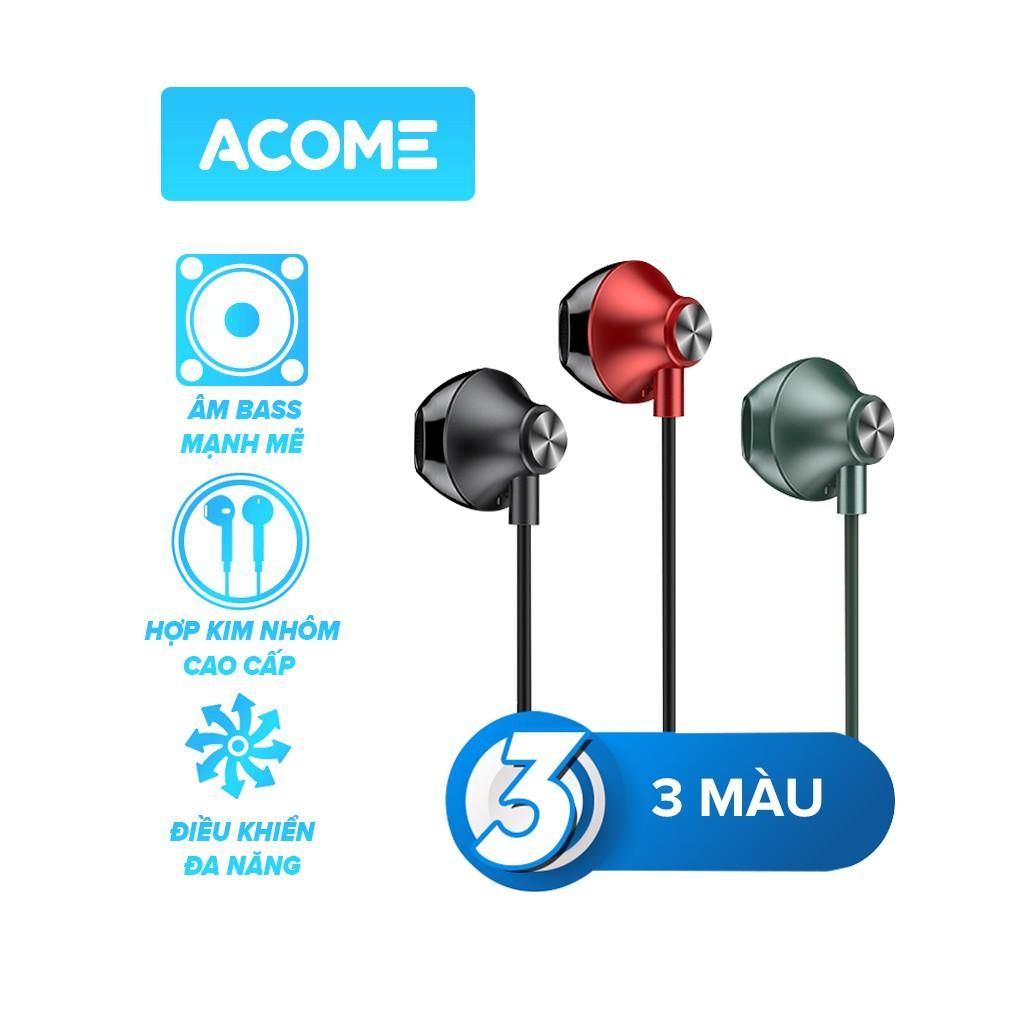 Tai Nghe Nhét Tai ACOME AW05 Âm Thanh HD Cổng Kết Nối 3.5mm