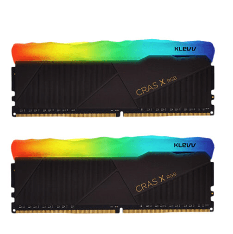 Ram Desktop Klevv CRAS X RGB (KD48GU880-32A160X) 16GB (2x8GB) DDR4 3200Mhz
