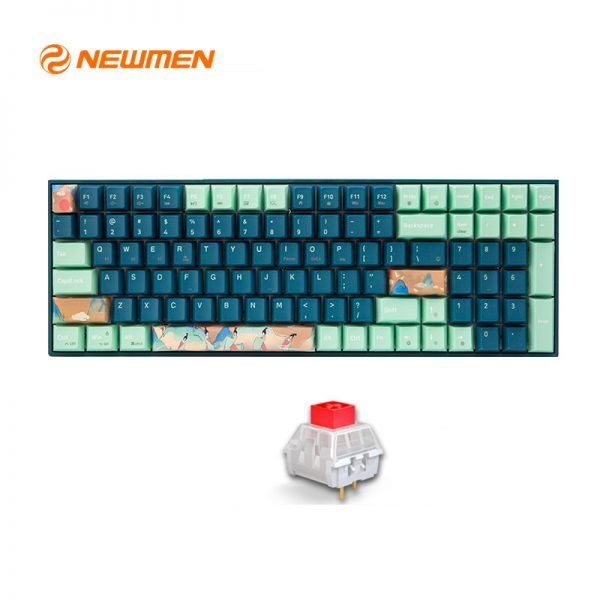 Bàn Phím Cơ Không Dây Dual Mode Newmen GM1000 Spring