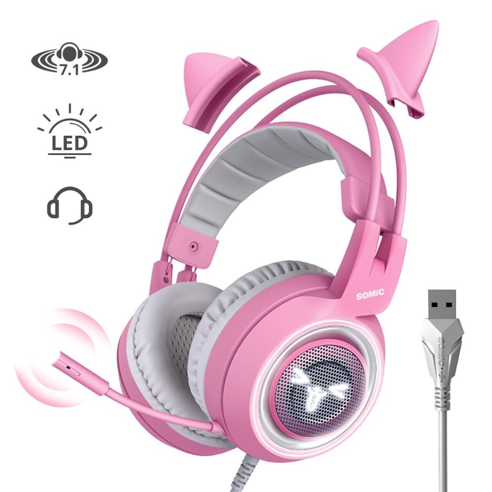 Tai Nghe USB Sound 7.1 Chụp Tai Chuyên Game Somic G951