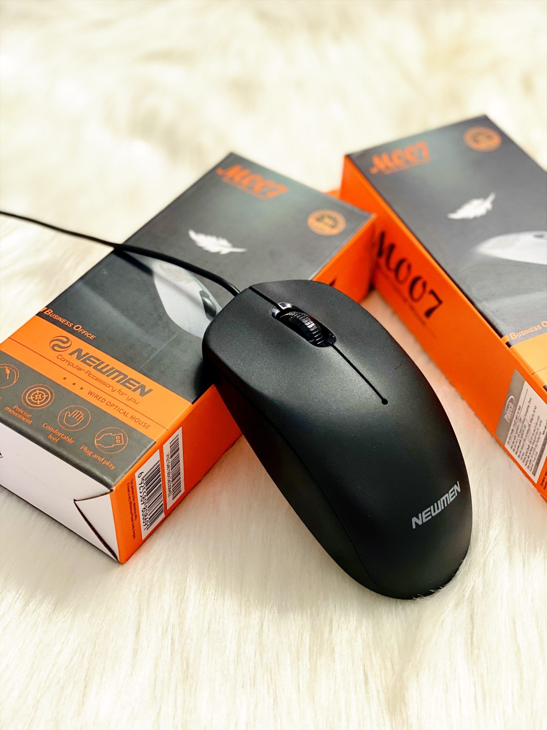 Chuột Newmen M007 (USB/Đen)