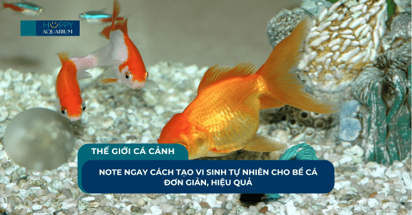 Note Ngay Cách Tạo Vi Sinh Tự Nhiên Cho Bể Cá Đơn Giản, Hiệu Quả