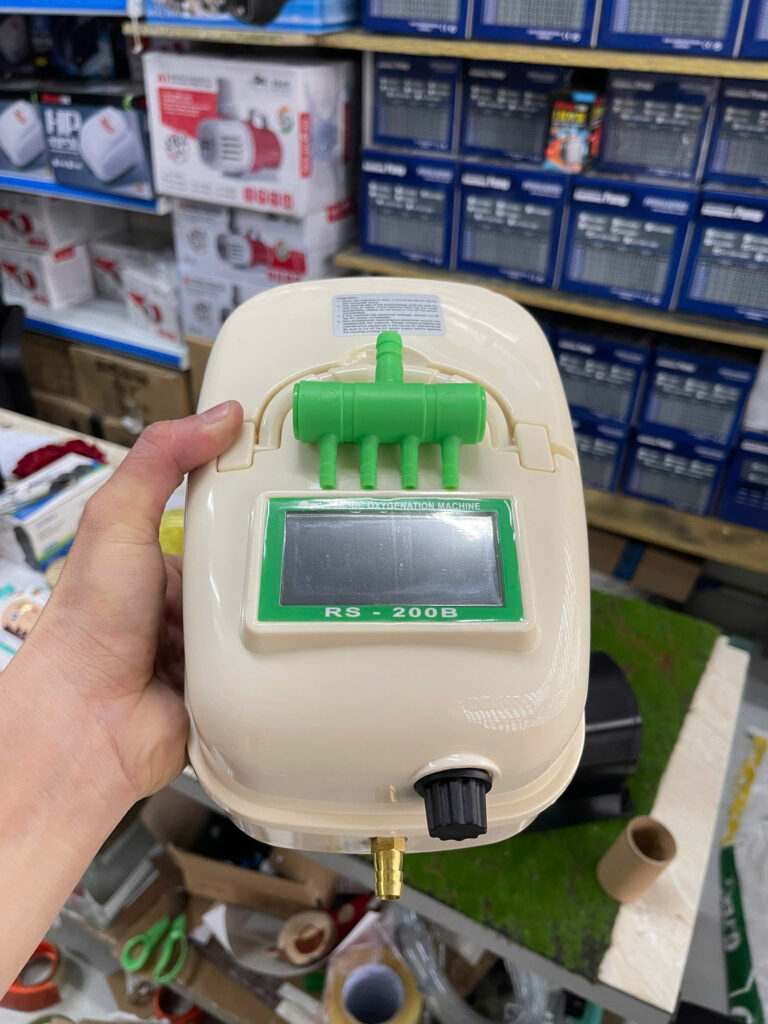 Máy Sủi Oxy Hải Sản Tích Điện RS 200B/300B/400B/500B/600B/700B/800B/900B/1000B/2000B/5000B/ Giải Pháp Sục Khí Di Động