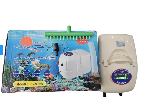 Máy Sủi Oxy Hải Sản Tích Điện RS 200B/300B/400B/500B/600B/700B/800B/900B/1000B/2000B/5000B/ Giải Pháp Sục Khí Di Động