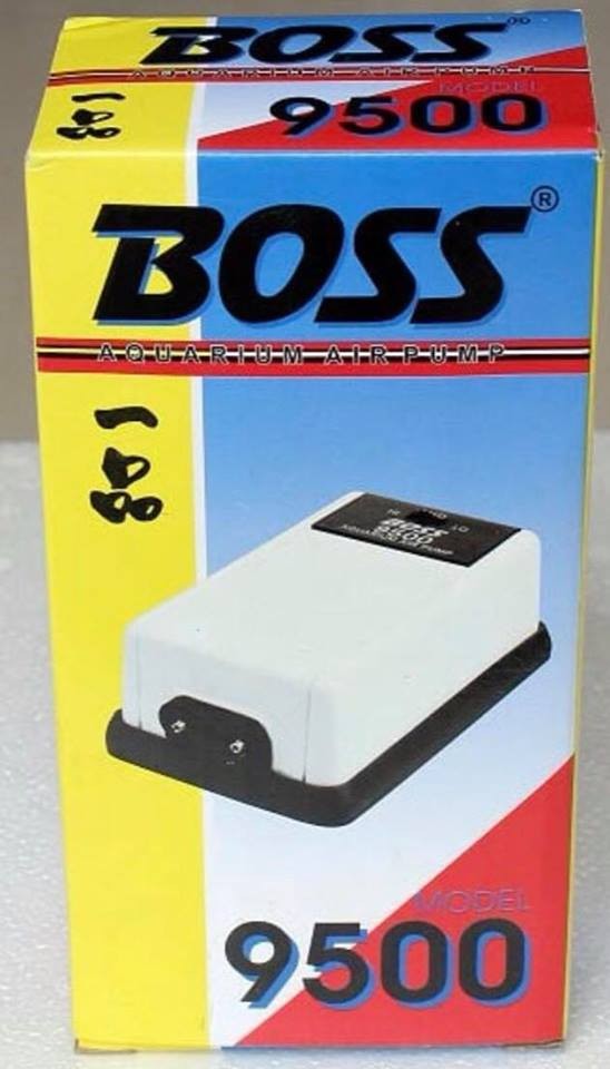 Máy thổi khí oxy Boss 9500 siêu êm cho hồ cá cảnh