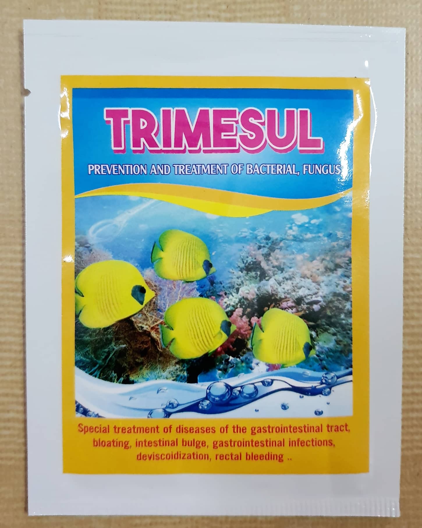 TRIMESUL: phòng và đặc trị bệnh do vi khuẩn cho cá cảnh