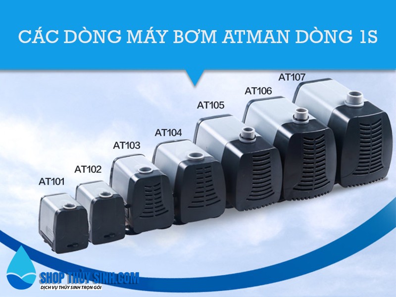 Bơm hồ cá Atman AT-104s tiết kiệm điện