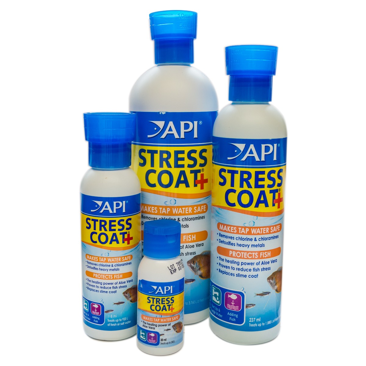 Thần dược xử lý nước Stress Coat 118ml 237ml 473ml 592ml 1890ml cho cá cảnh