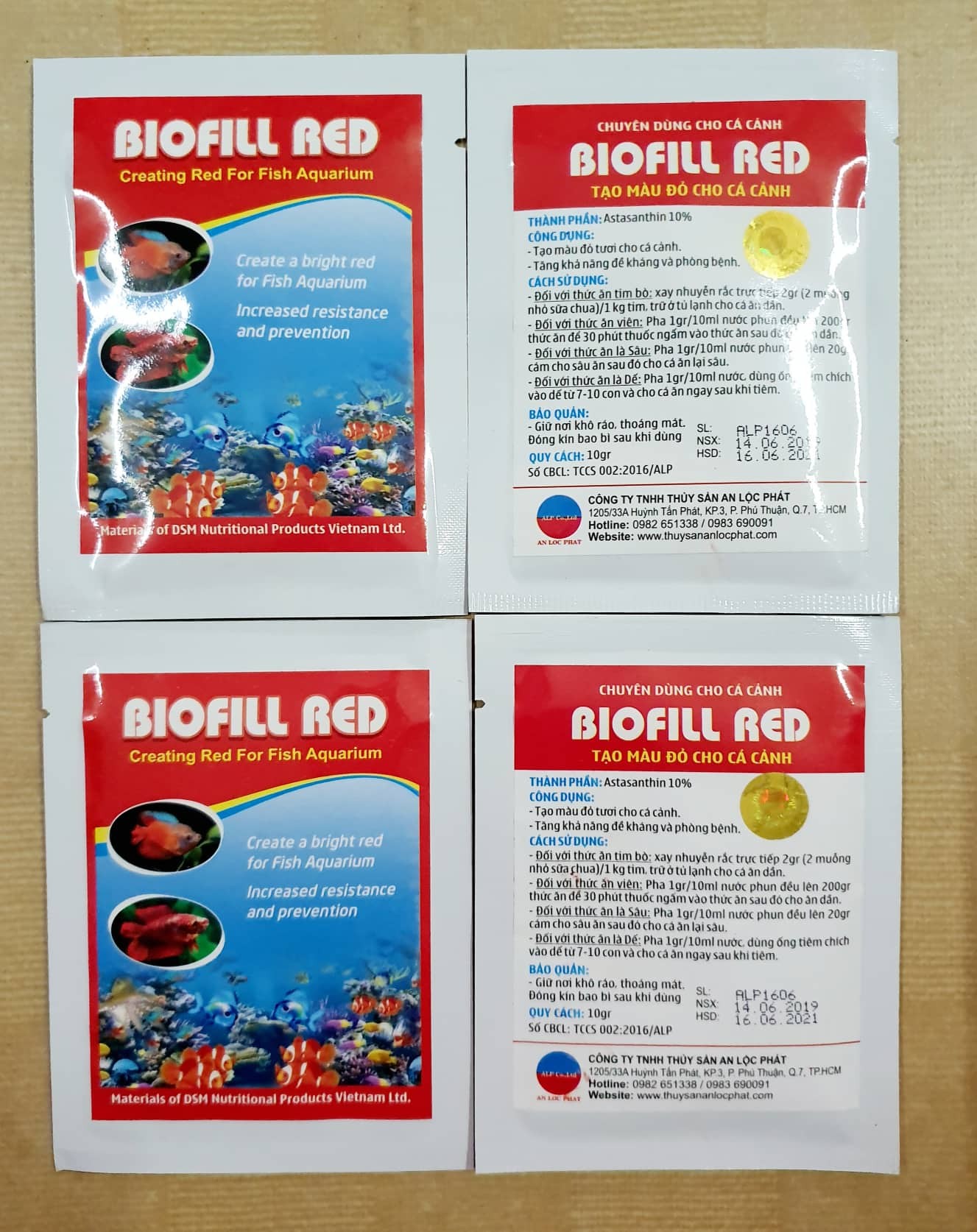 Biofill Red – sắc tố đỏ cho cá cảnh