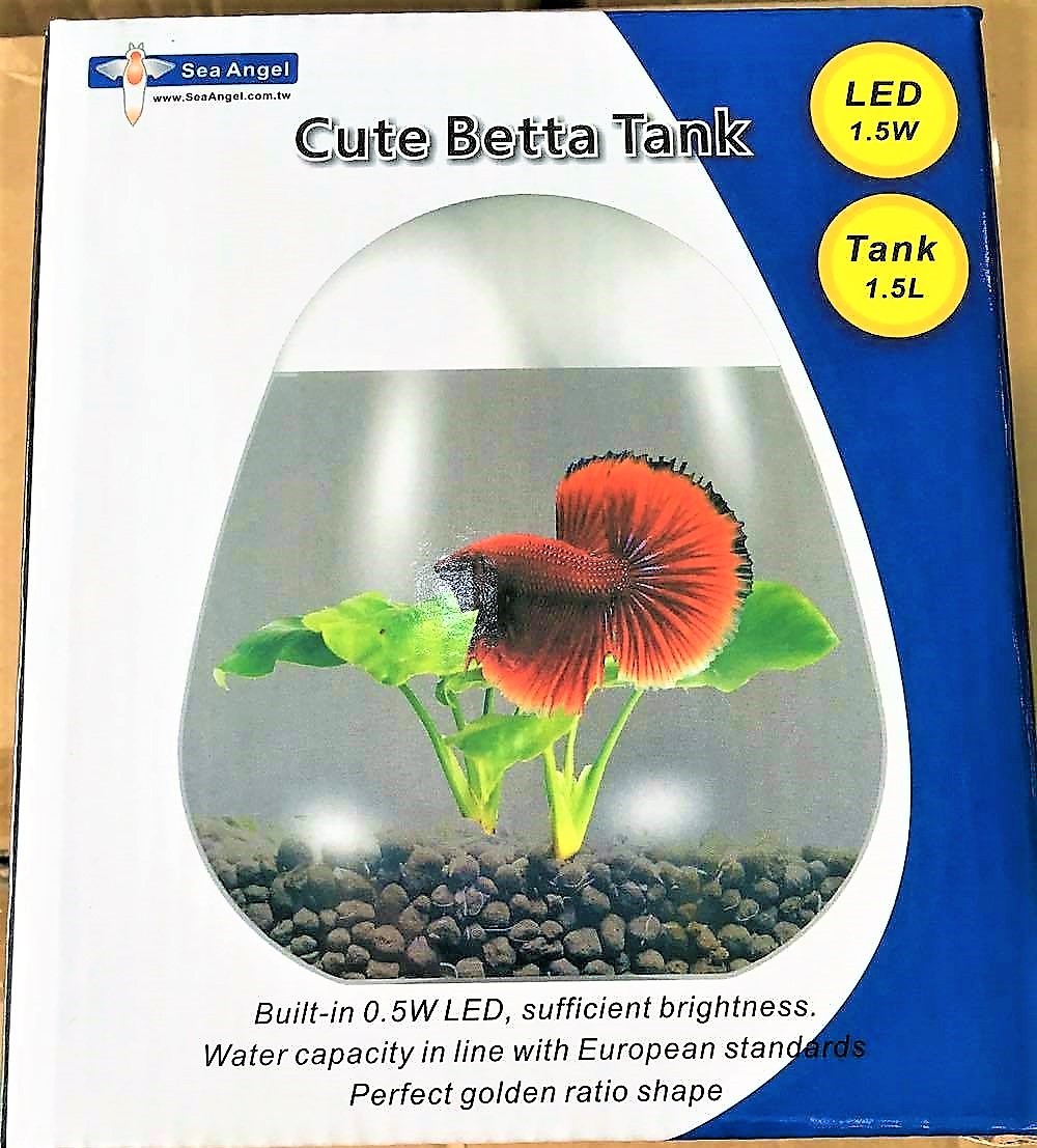 Hồ Cá Betta Mini Cute Betta Tank - Hình quả trứng