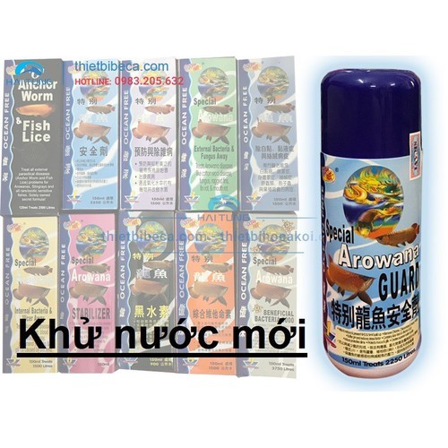 Chai số 1 thuốc cá rồng - Dùng khử nước mới, kim loại nặng