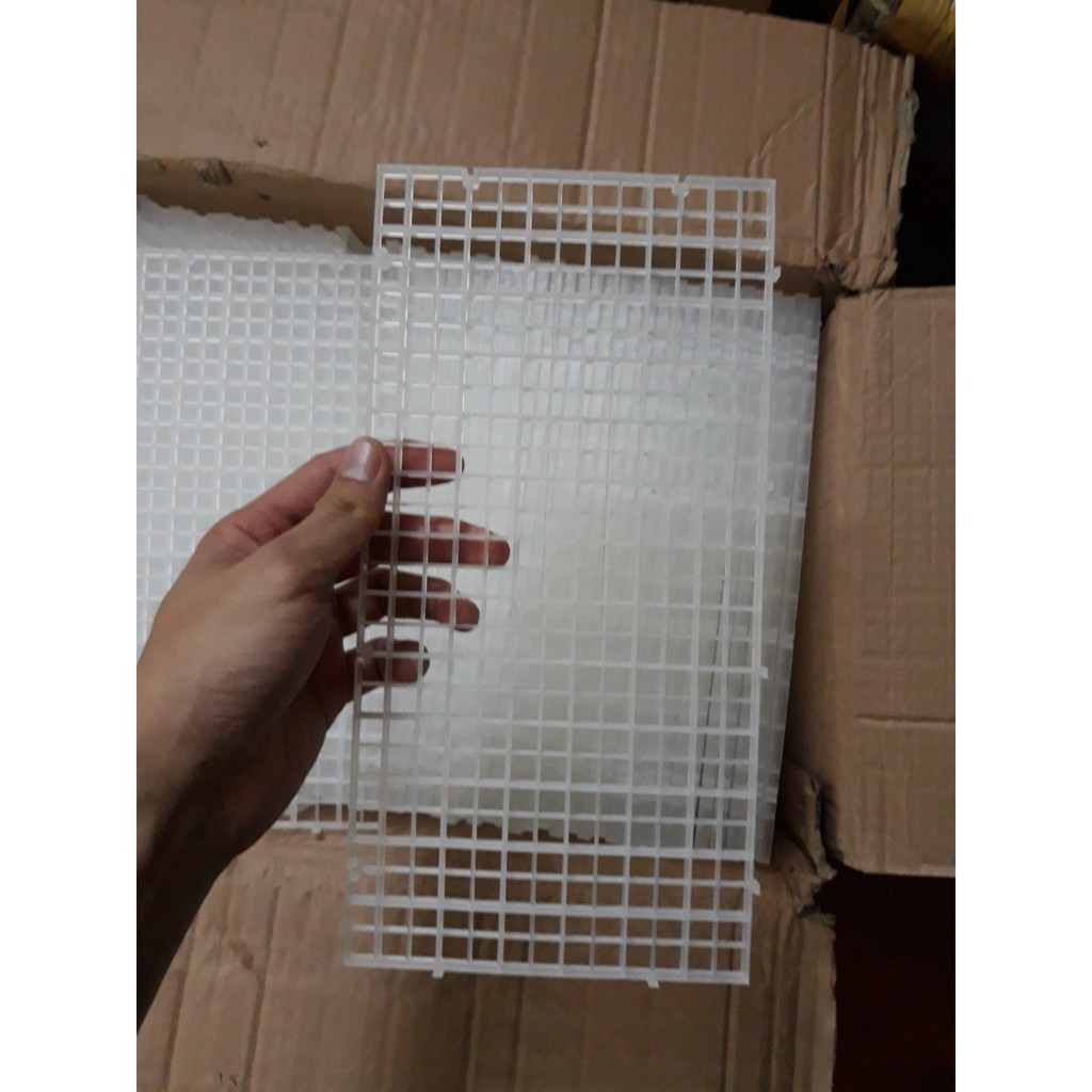 Vỉ nhựa ngăn bể cá - Tấm ngăn bể cá - Vách chia bể cá - 30x30cm