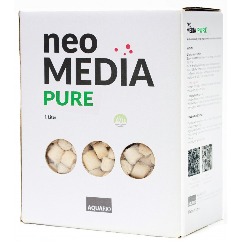 Vật liệu lọc NEO MEDIA PREMIUM 1 lít cho Bể Thủy Sinh, Bể Cá Cảnh - Hard (Tăng PH)