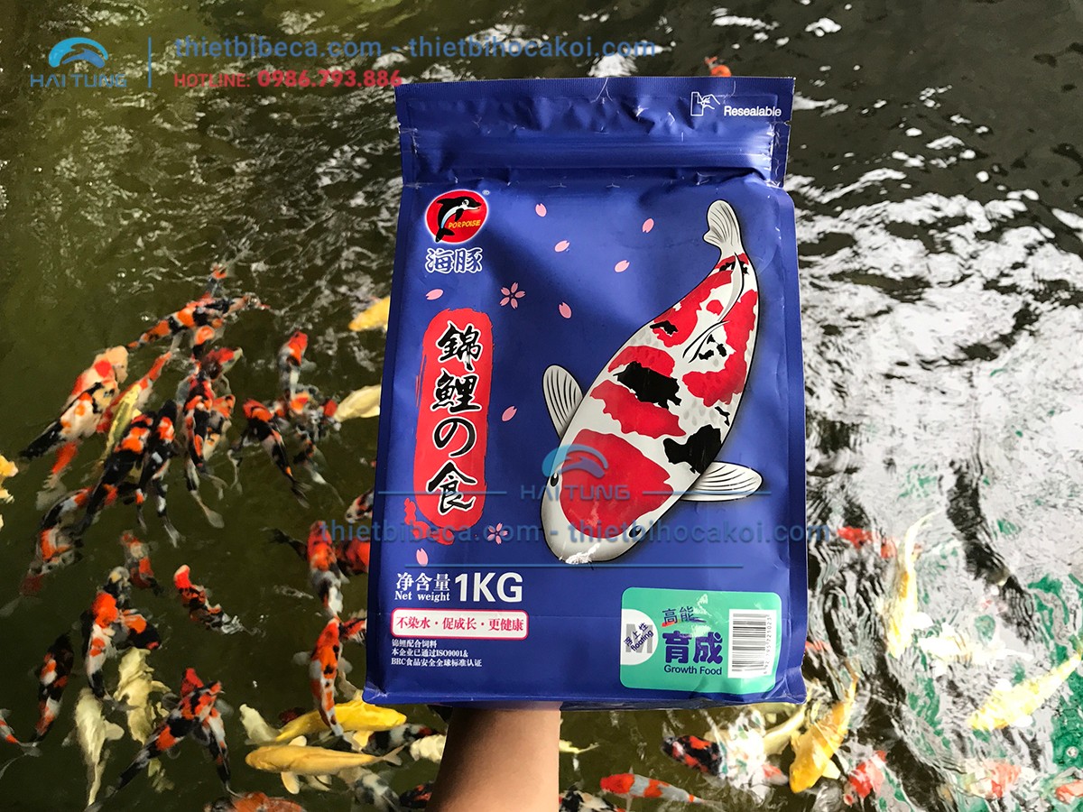 Thức ăn cá Koi tăng trọng – Porpoise Growth – 1kg