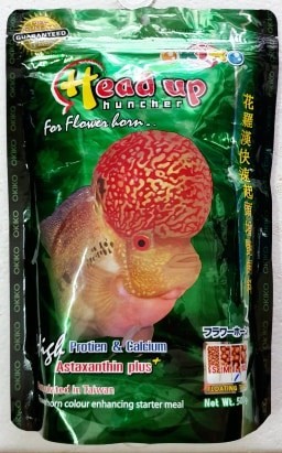 Thức Ăn lên đầu cho cá la hàn Okiko Head Up 500gram