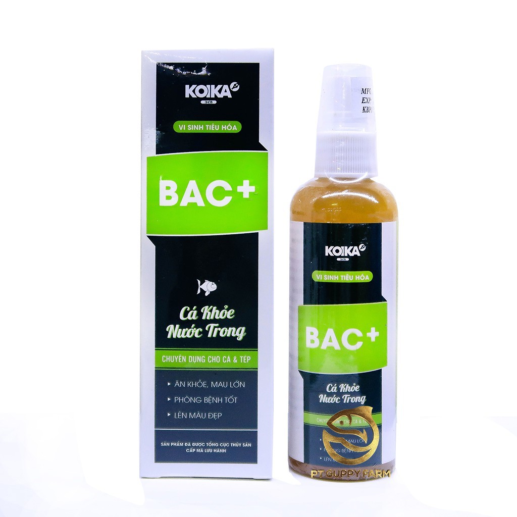 Vi Sinh KOIKA BAC+ Clear PSB Tăng giảm PH cho cá cảnh