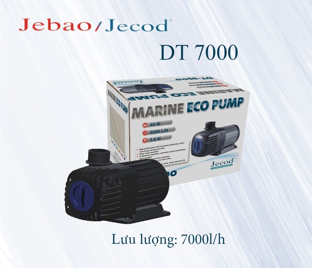 Máy bơm hồ cá Jecod DT 7000 siêu tiết kiệm điện