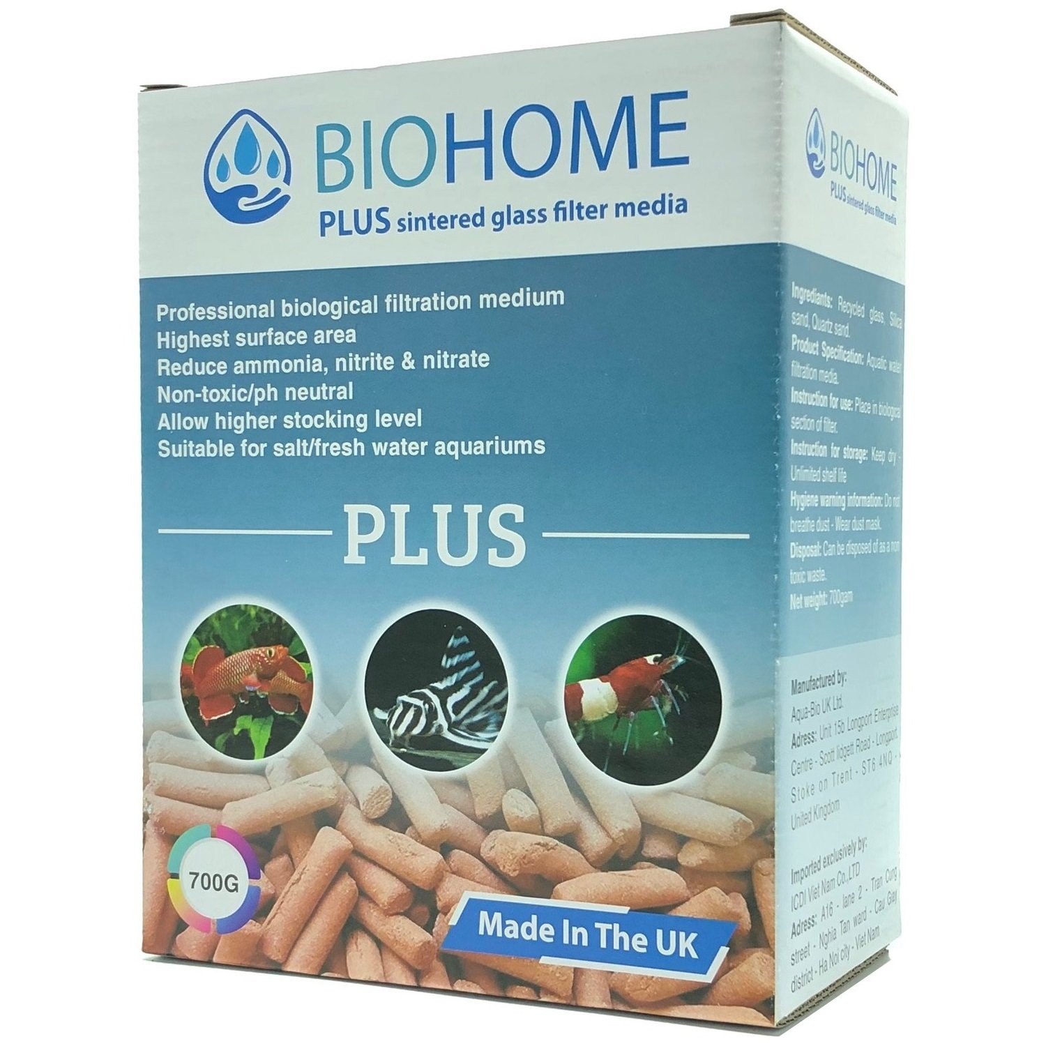 Vật liệu lọc BioHome công nghệ mới nhất đến từ UK