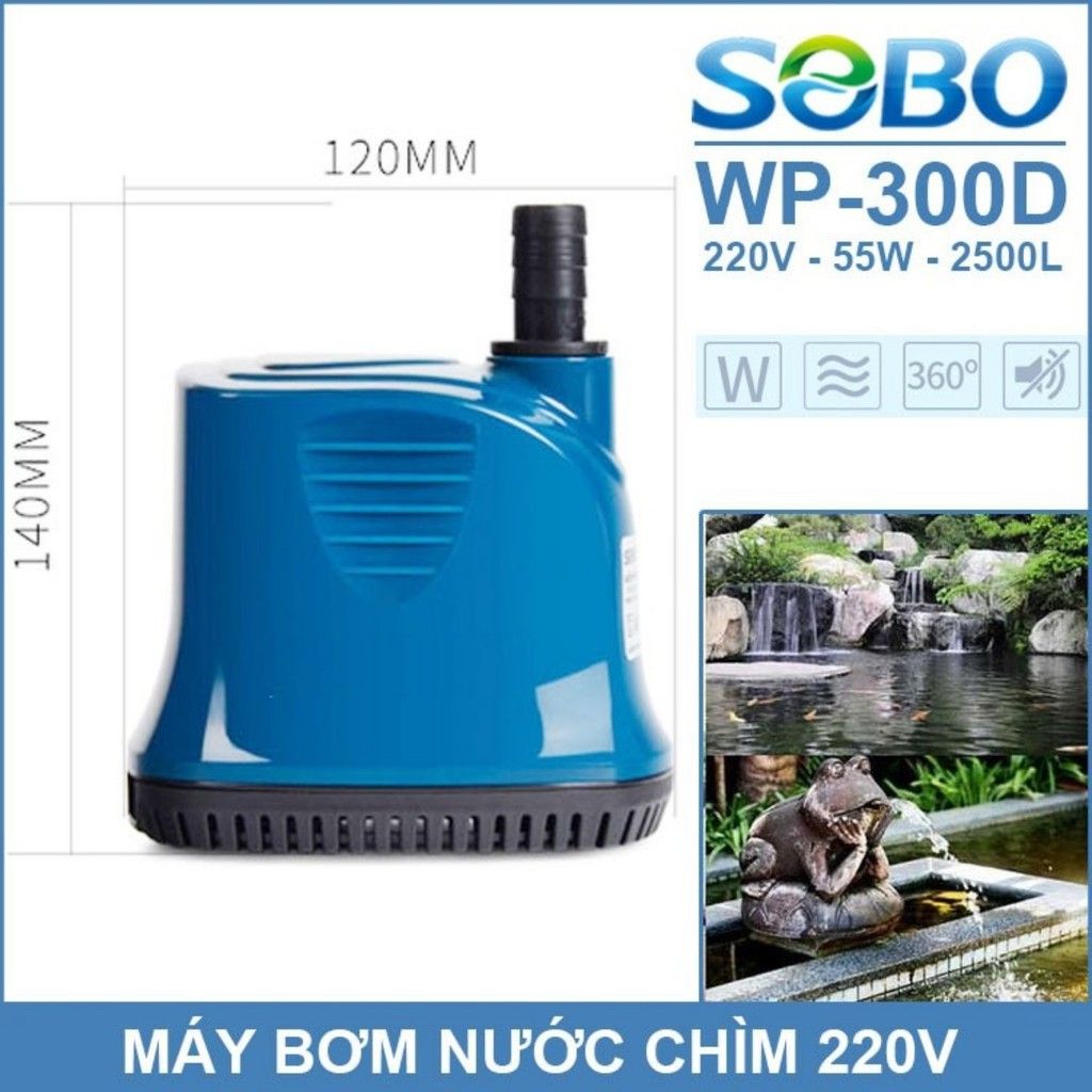 Bơm Chìm Sobo WP 100D 200D 300D 500D 600D 700D cho hồ cá cảnh