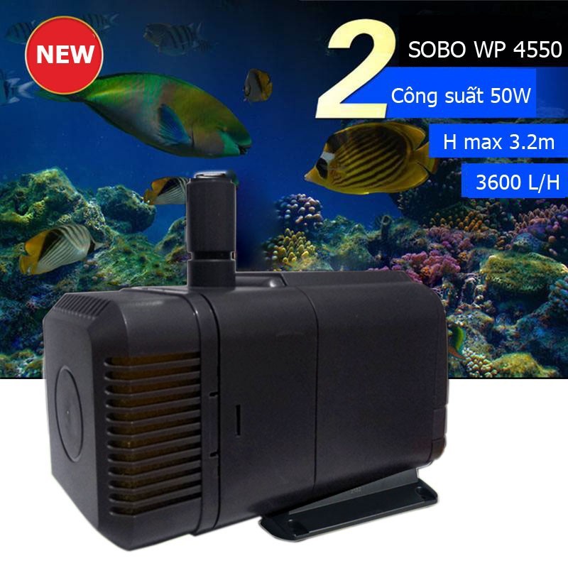 Máy bơm bể cá Sobo WP 4550 cho hồ cá cảnh