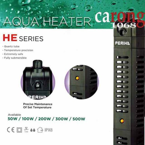 Sưởi hồ cá có vỏ bọc an toàn Heater Periha HE 50w 100w 200w 300w 500w