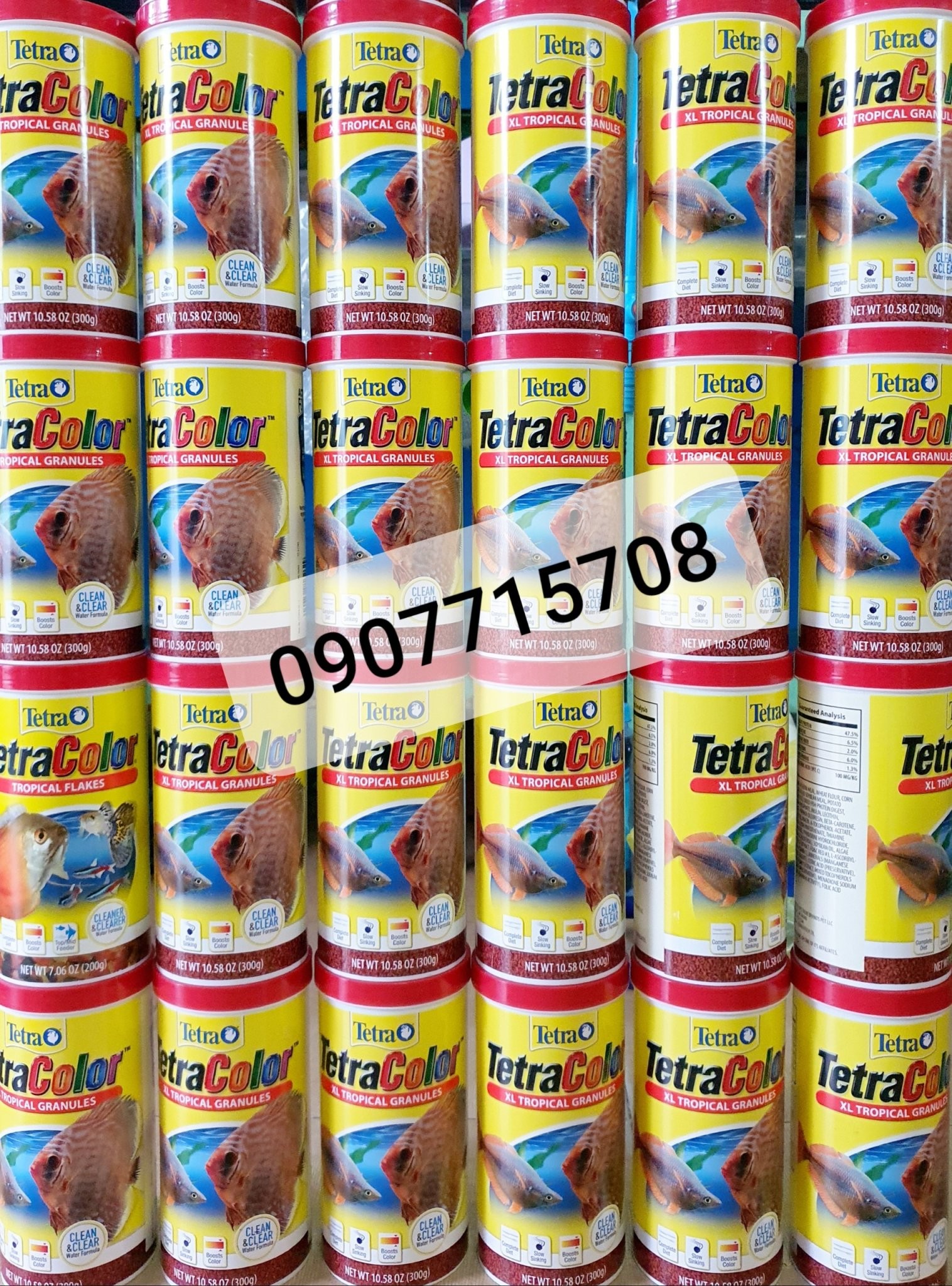 Thức ăn cá cảnh Tetra Color hủ 300g