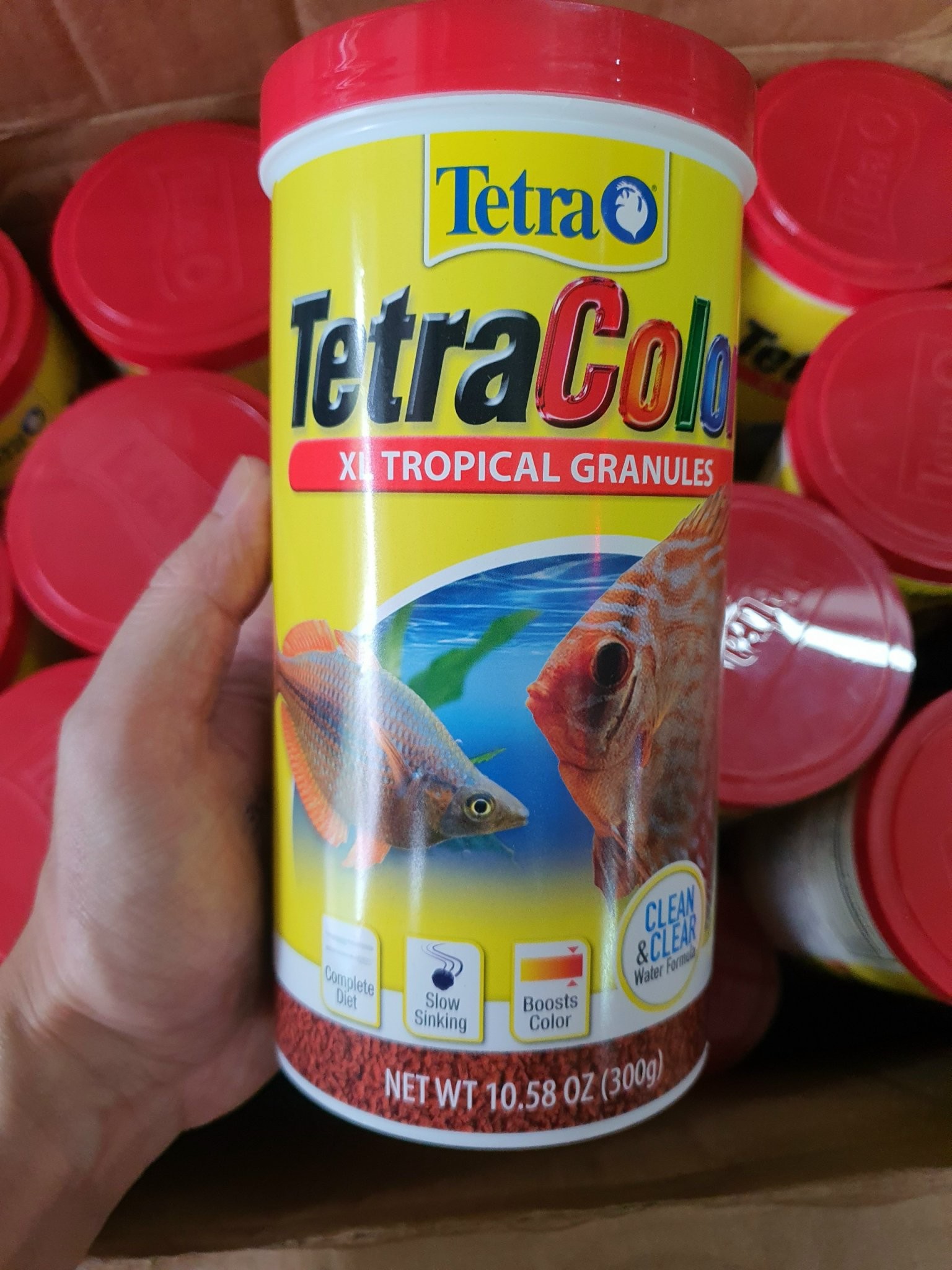 Thức ăn cá cảnh Tetra Color hủ 300g