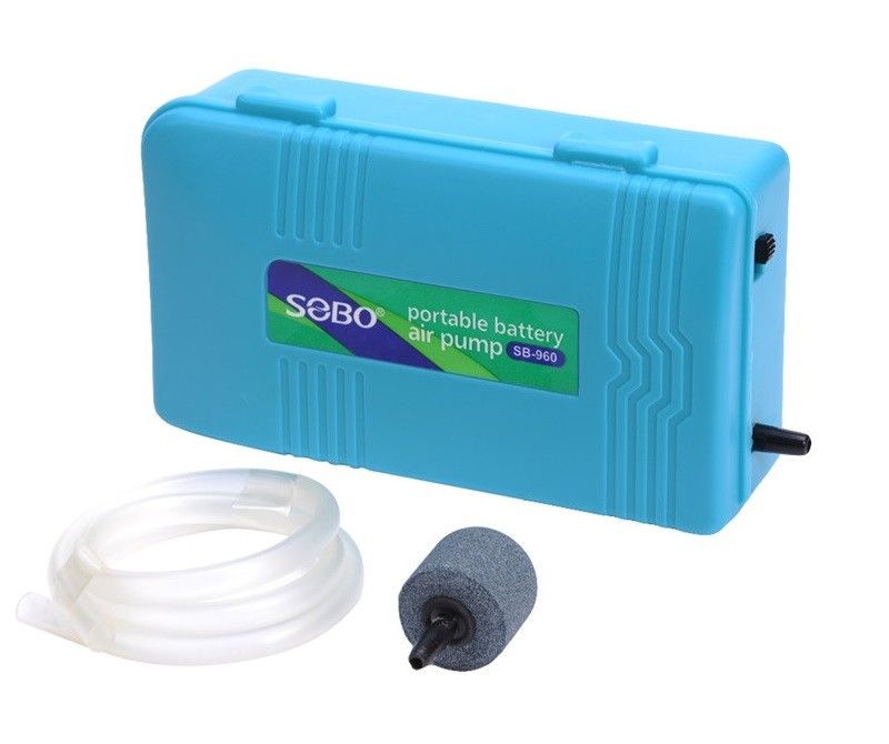 Máy sủi oxy chạy pin Sobo SB-960 980 1 vòi