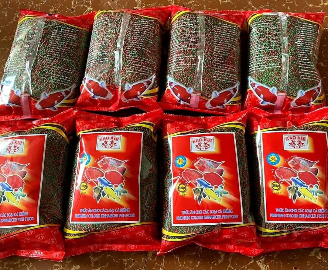 Thức ăn cho cá cảnh KaoKui 500g 2 màu