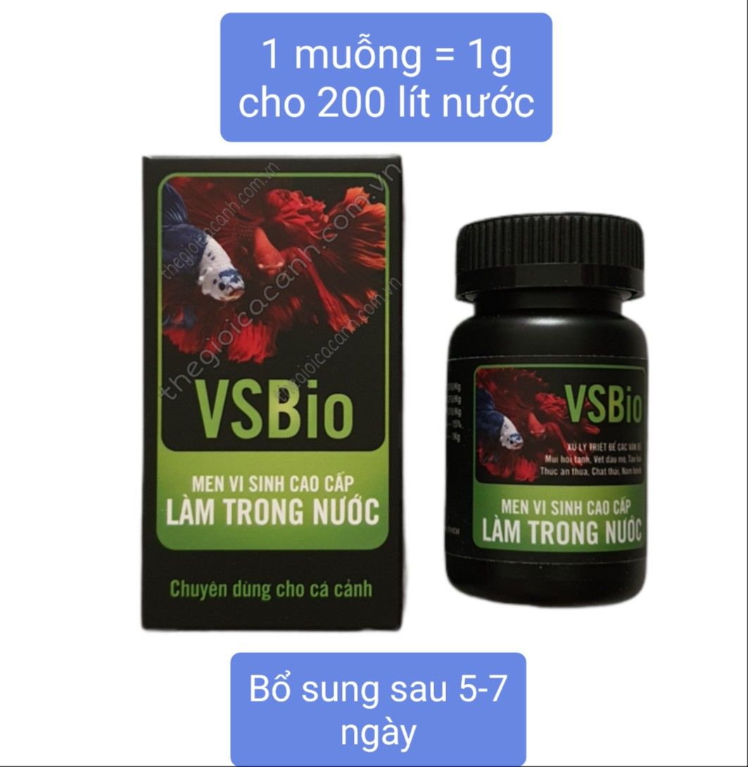 Men vi sinh Vsbio làm trong nước bể cá 80g