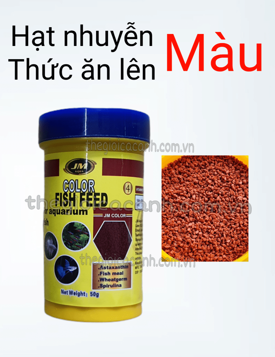 Thức ăn dán kính JM Aqua cho cá cảnh thủy sinh