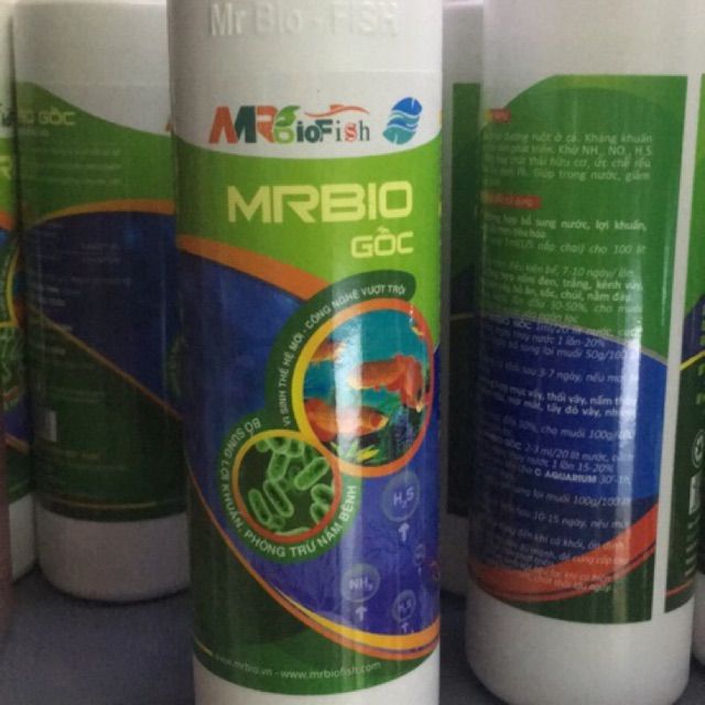 Men vi sinh Mrbio gốc xử lý nước hồ cá cảnh 200ml