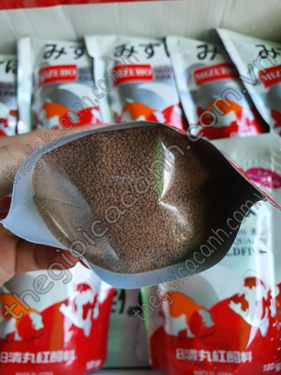 Thức ăn cho cá – Mizuho Gold fish cho cá nhỏ 180g