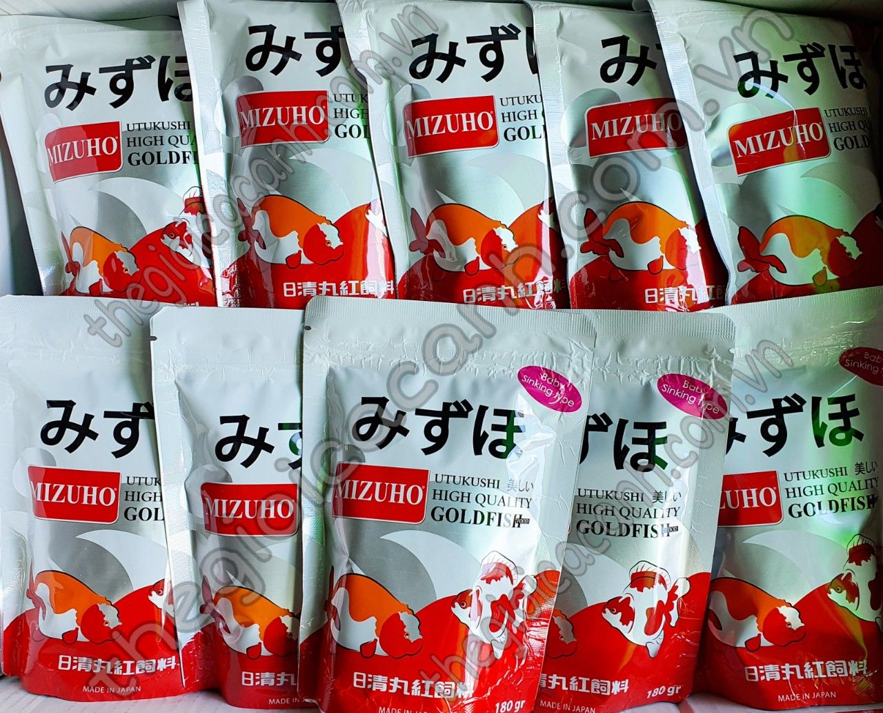 Thức ăn cho cá – Mizuho Gold fish cho cá nhỏ 180g