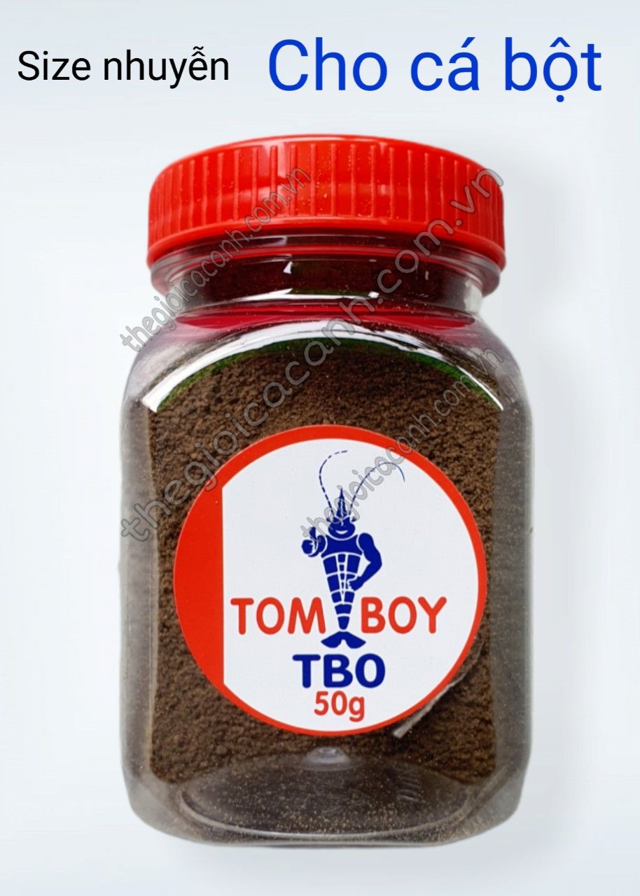 Cám Tomboy dạng chìm, thức ăn cao cấp cho cá cảnh - hủ 50g