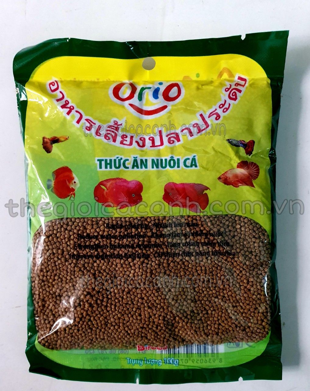 Thức ăn cá cảnh Orio 100g 500g