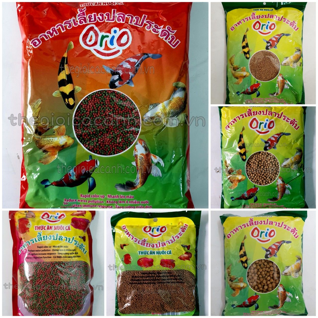 Thức ăn cá cảnh Orio 100g 500g