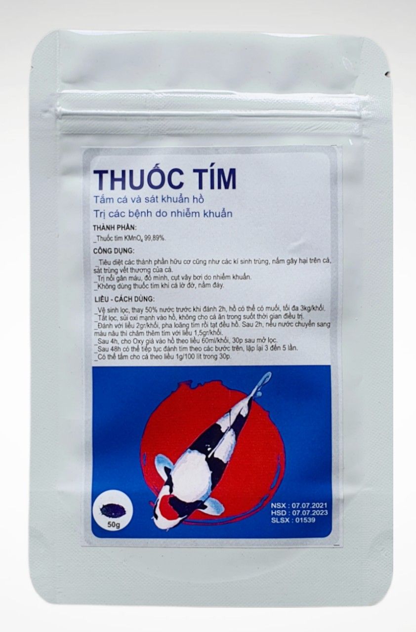 Thuốc Tím Kmn04 khử trùng nước 50gr