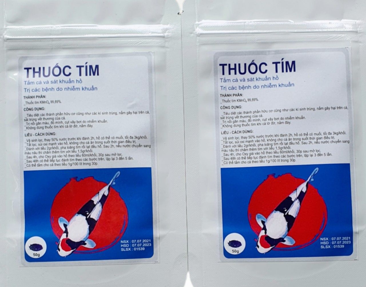 Thuốc Tím Kmn04 khử trùng nước 50gr