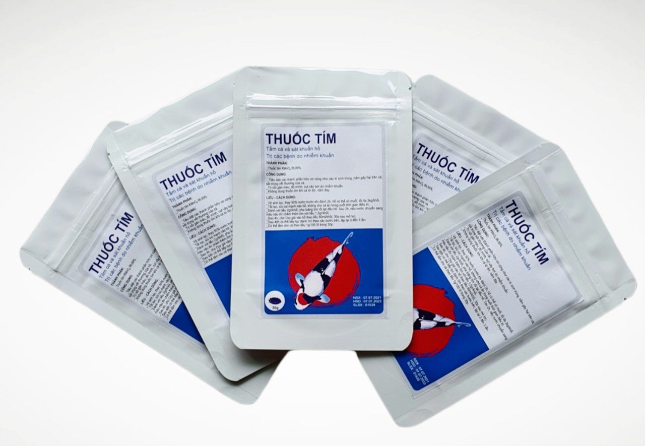 Thuốc Tím Kmn04 khử trùng nước 50gr