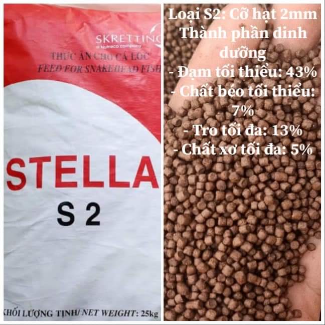 Thức ăn cá Stella cho cá koi, cá ba đuôi, cá cảnh, cá kiểng - 1kg