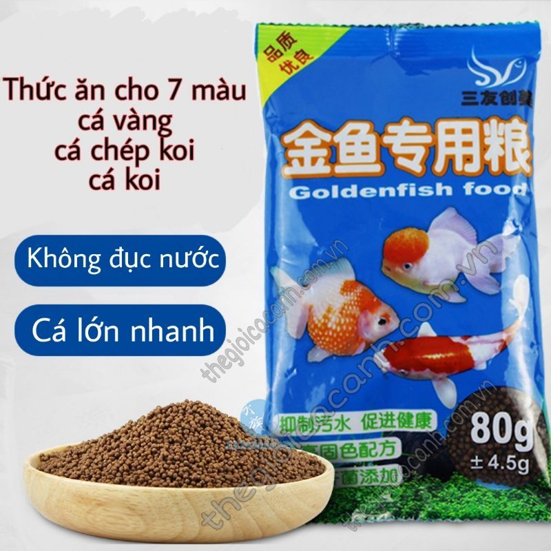 Thức ăn cho cá cảnh, cá vàng, cá chép 450gr