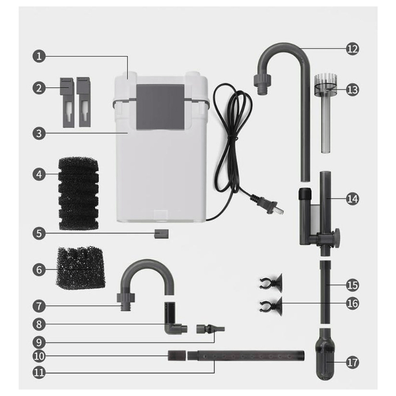 Lọc ngoài cho hồ cá SUNSUN HW-603B