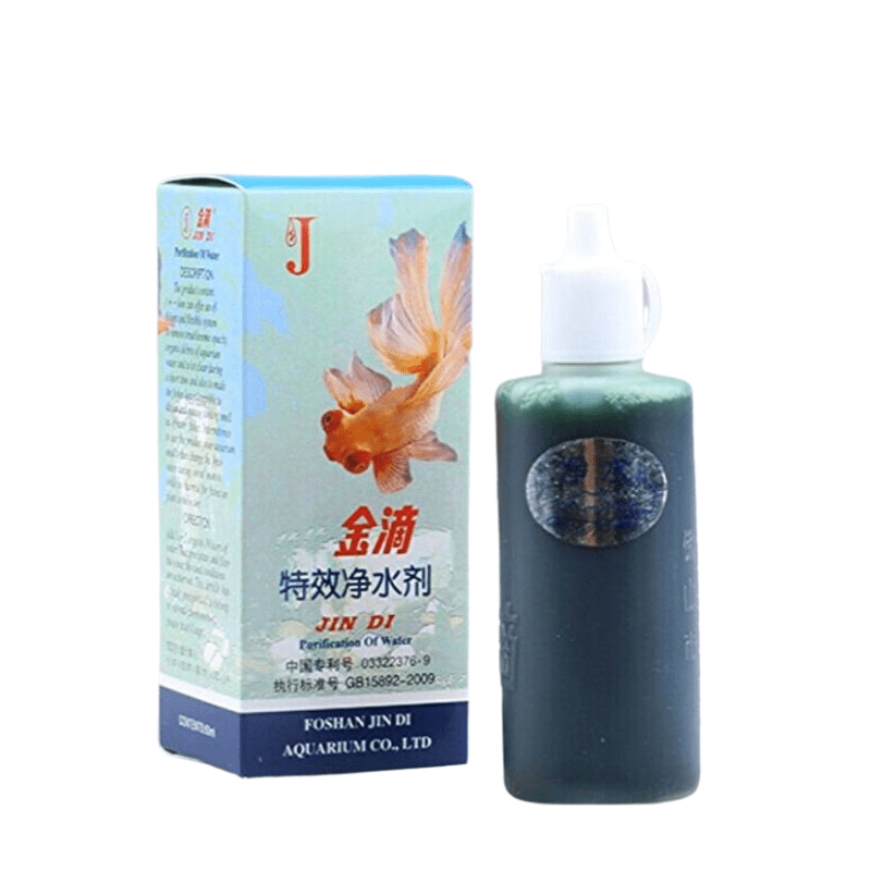 Thuốc làm trong nước JinDi cho hồ cá, bể cá 30ml | 60ml