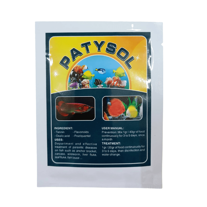 PATYSOL: TRỊ KÝ SINH TRÙNG CHO CÁ CẢNH