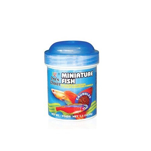 Thức ăn Miniature Fish Pro's Choice 38g - Thức ăn cho cá nhỏ (LS Xanh Dương)