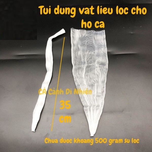 Túi Lưới Đựng Vật Liệu Lọc Hồ Cá Dài 35cm