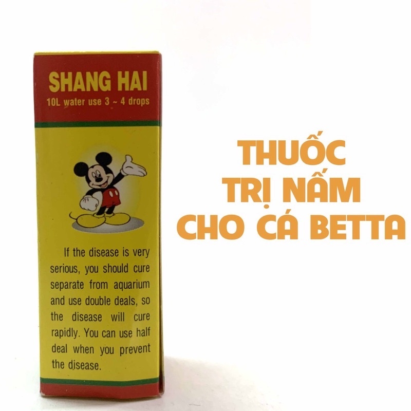 Thuốc Trị Nấm Cho Cá Betta Guppy (ShangHai Mickey)